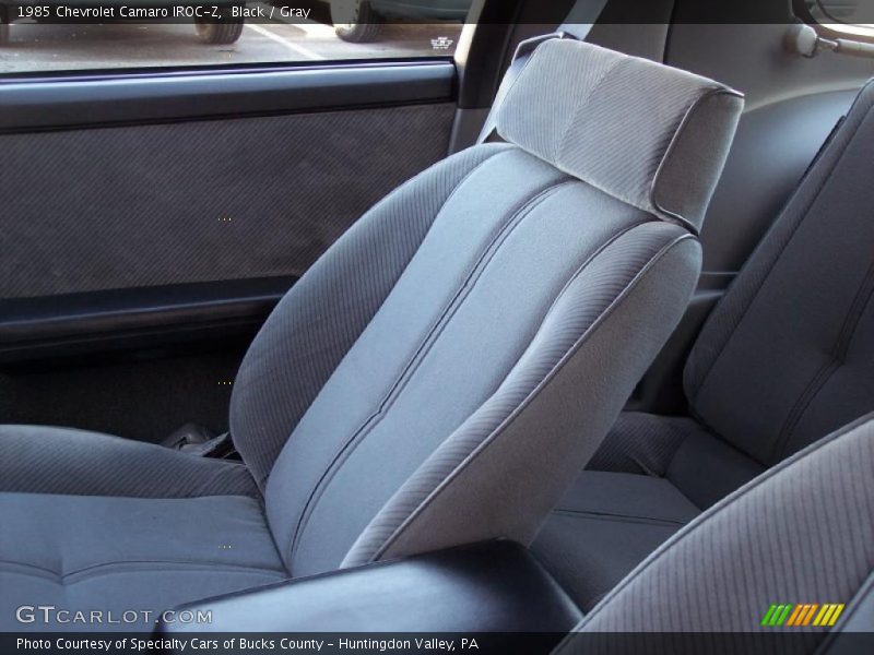  1985 Camaro IROC-Z Gray Interior