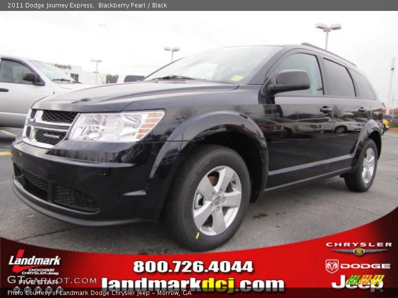 Blackberry Pearl / Black 2011 Dodge Journey Express