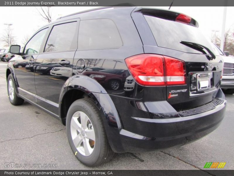 Blackberry Pearl / Black 2011 Dodge Journey Express