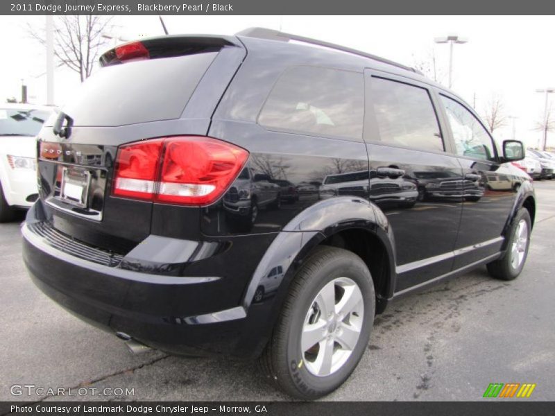 Blackberry Pearl / Black 2011 Dodge Journey Express