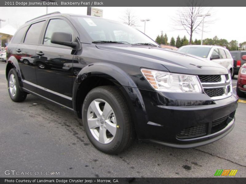 Blackberry Pearl / Black 2011 Dodge Journey Express