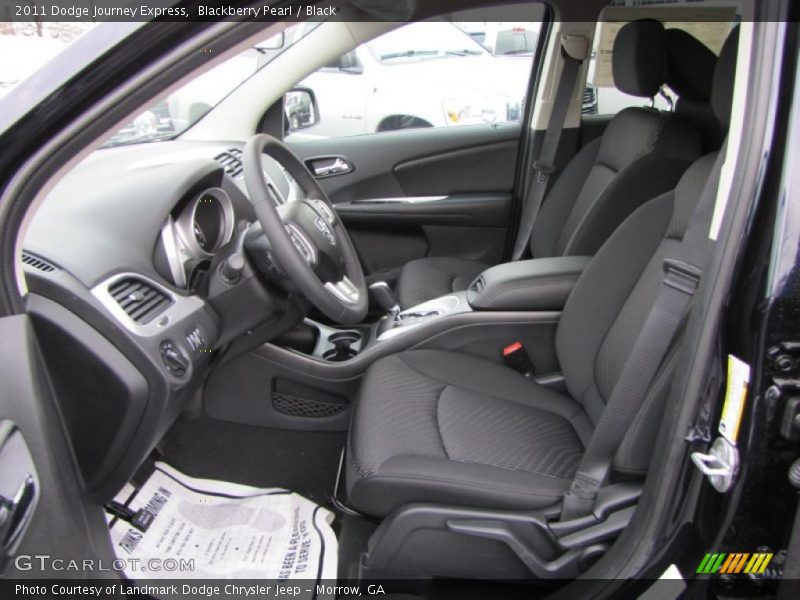 Blackberry Pearl / Black 2011 Dodge Journey Express