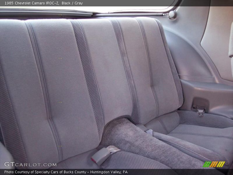  1985 Camaro IROC-Z Gray Interior