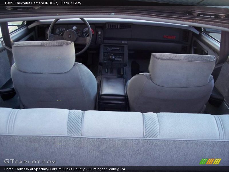  1985 Camaro IROC-Z Gray Interior