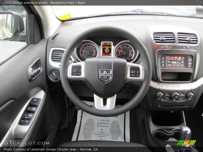 Blackberry Pearl / Black 2011 Dodge Journey Express