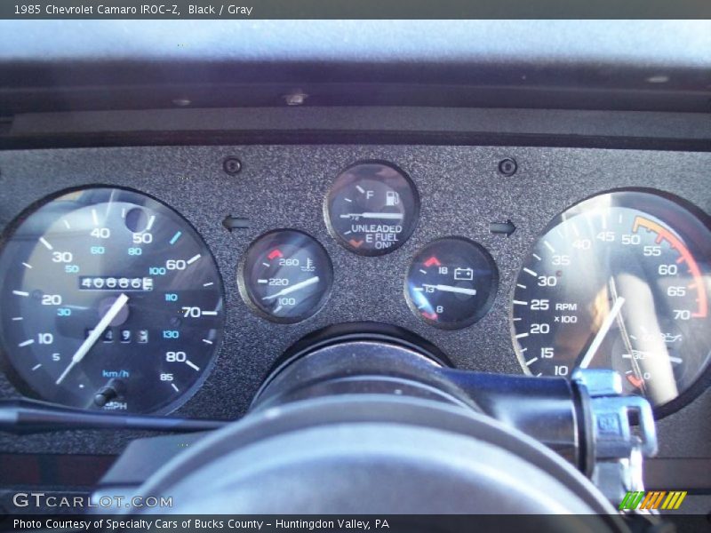  1985 Camaro IROC-Z IROC-Z Gauges