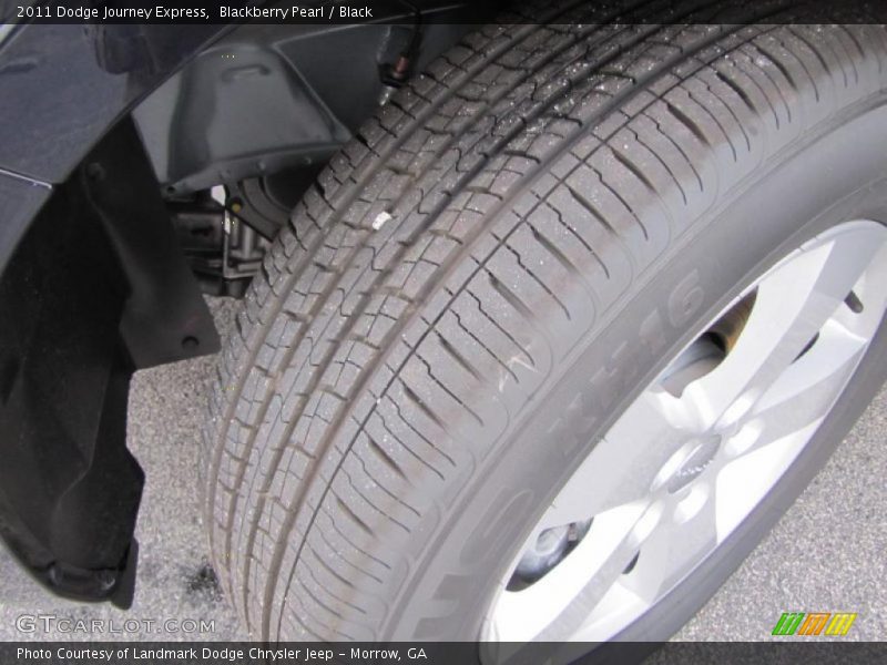 Blackberry Pearl / Black 2011 Dodge Journey Express