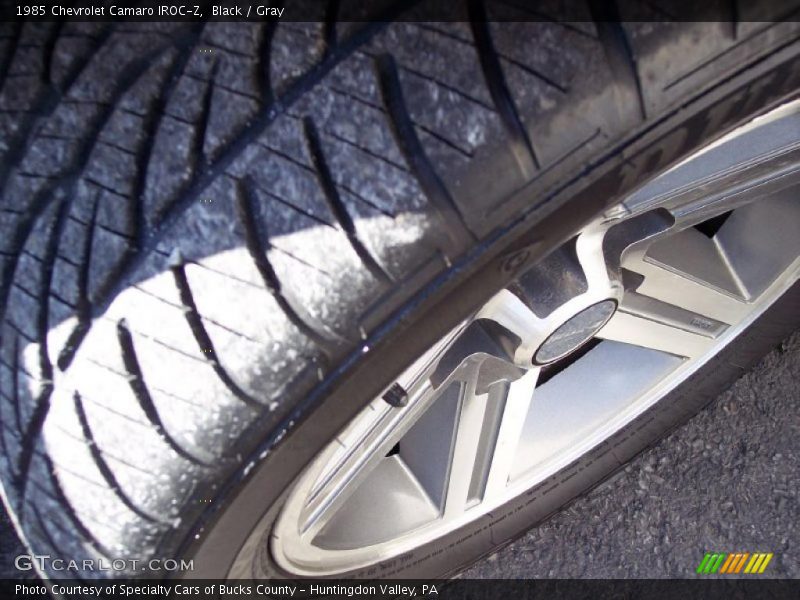 Black / Gray 1985 Chevrolet Camaro IROC-Z