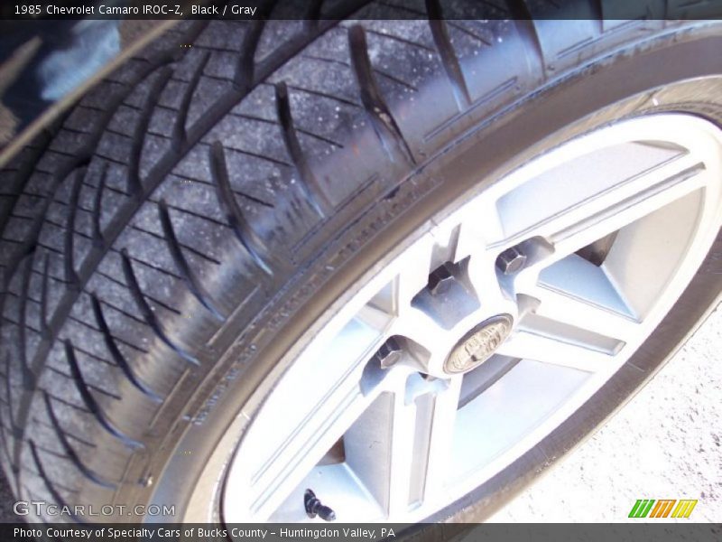 Black / Gray 1985 Chevrolet Camaro IROC-Z