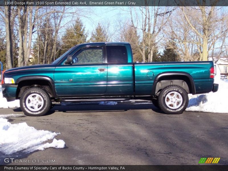  1998 Ram 1500 Sport Extended Cab 4x4 Emerald Green Pearl