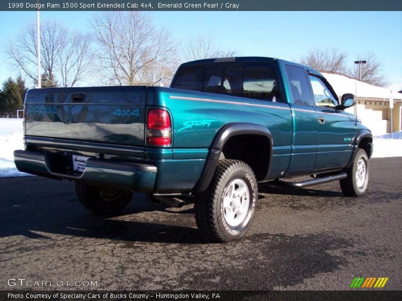  1998 Ram 1500 Sport Extended Cab 4x4 Emerald Green Pearl
