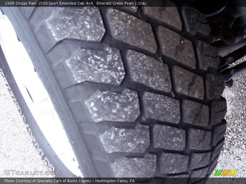 Emerald Green Pearl / Gray 1998 Dodge Ram 1500 Sport Extended Cab 4x4