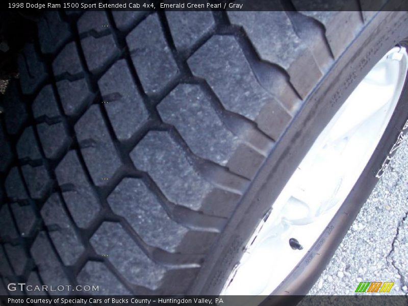 Emerald Green Pearl / Gray 1998 Dodge Ram 1500 Sport Extended Cab 4x4