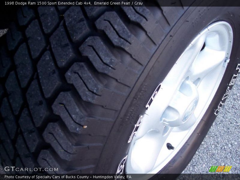 Emerald Green Pearl / Gray 1998 Dodge Ram 1500 Sport Extended Cab 4x4