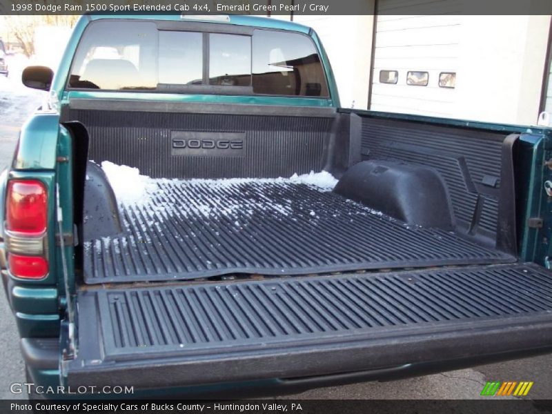 Emerald Green Pearl / Gray 1998 Dodge Ram 1500 Sport Extended Cab 4x4