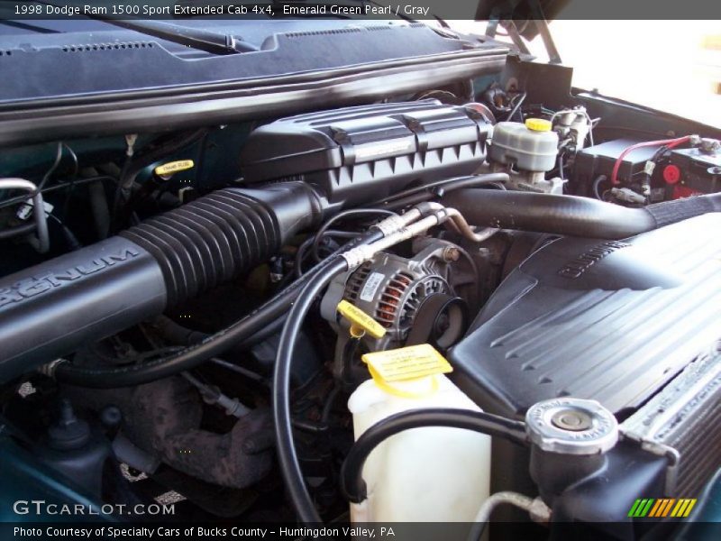  1998 Ram 1500 Sport Extended Cab 4x4 Engine - 5.2 Liter OHV 16-Valve V8