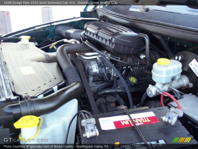  1998 Ram 1500 Sport Extended Cab 4x4 Engine - 5.2 Liter OHV 16-Valve V8