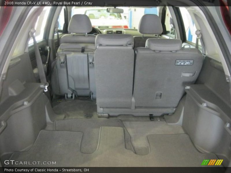 Royal Blue Pearl / Gray 2008 Honda CR-V LX 4WD