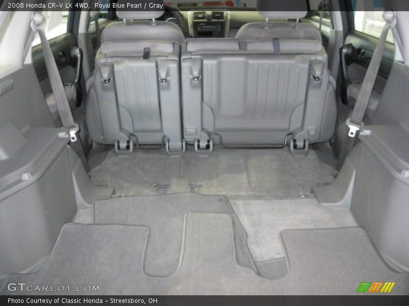 Royal Blue Pearl / Gray 2008 Honda CR-V LX 4WD