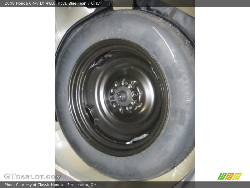 Royal Blue Pearl / Gray 2008 Honda CR-V LX 4WD