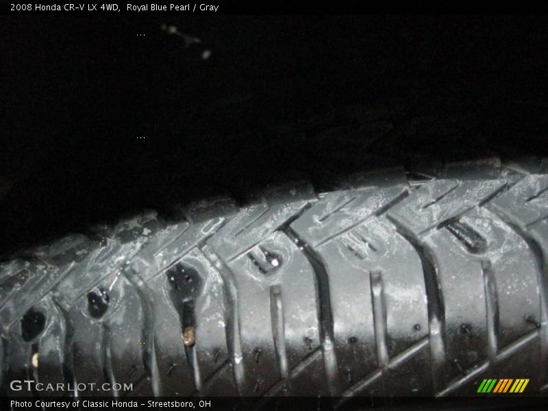 Royal Blue Pearl / Gray 2008 Honda CR-V LX 4WD