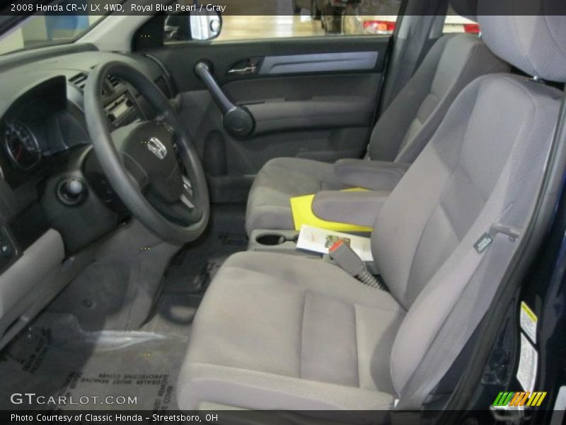 Royal Blue Pearl / Gray 2008 Honda CR-V LX 4WD