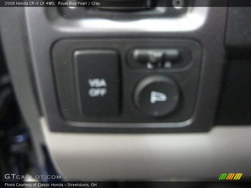 Royal Blue Pearl / Gray 2008 Honda CR-V LX 4WD