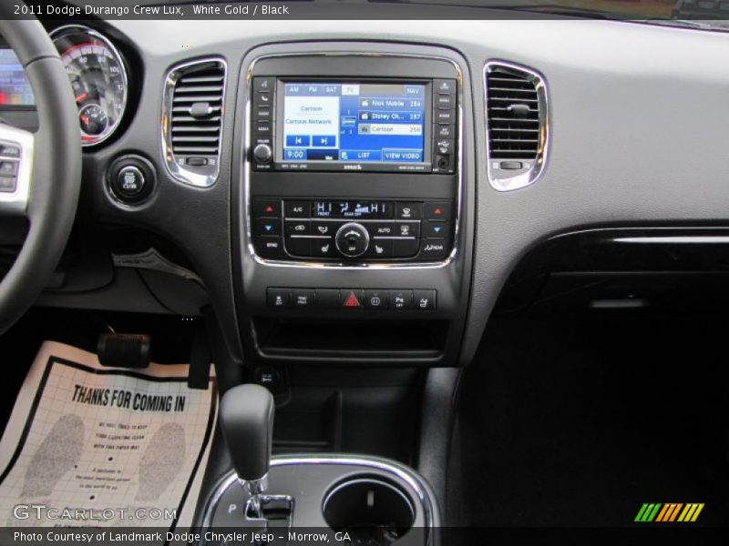Dashboard of 2011 Durango Crew Lux