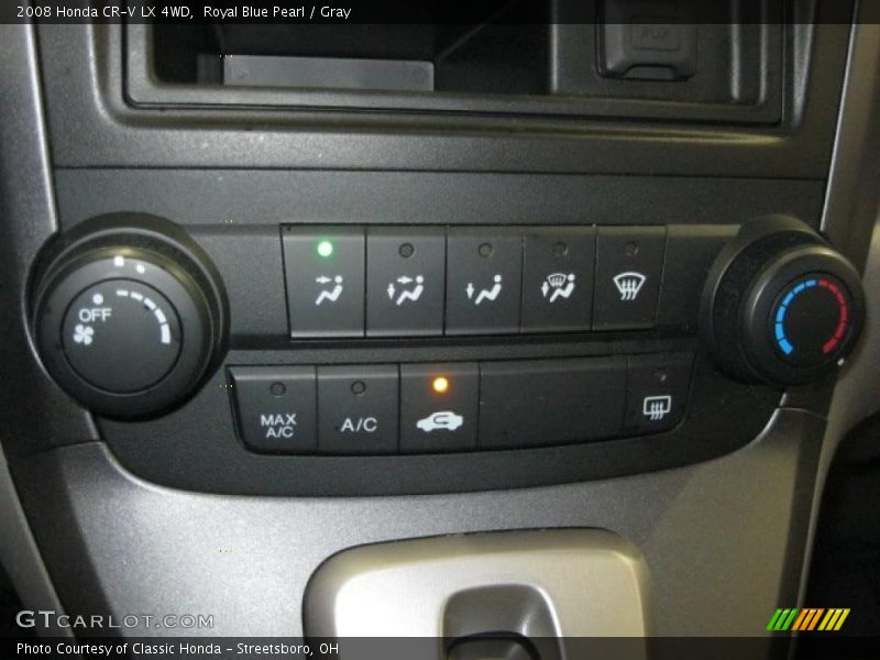 Royal Blue Pearl / Gray 2008 Honda CR-V LX 4WD