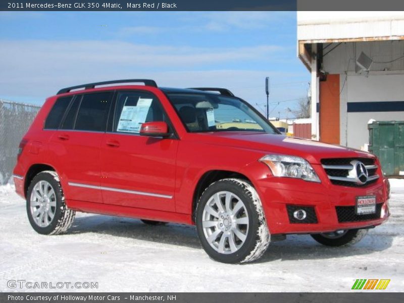 Mars Red / Black 2011 Mercedes-Benz GLK 350 4Matic