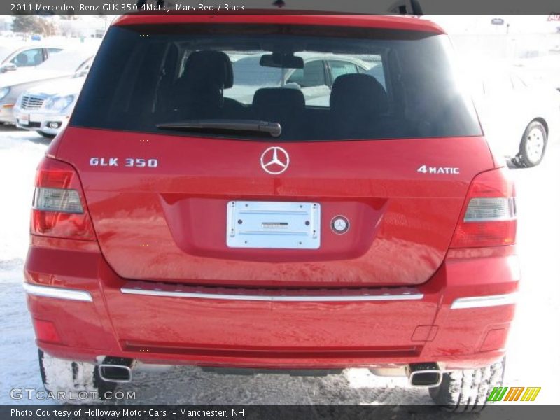 Mars Red / Black 2011 Mercedes-Benz GLK 350 4Matic