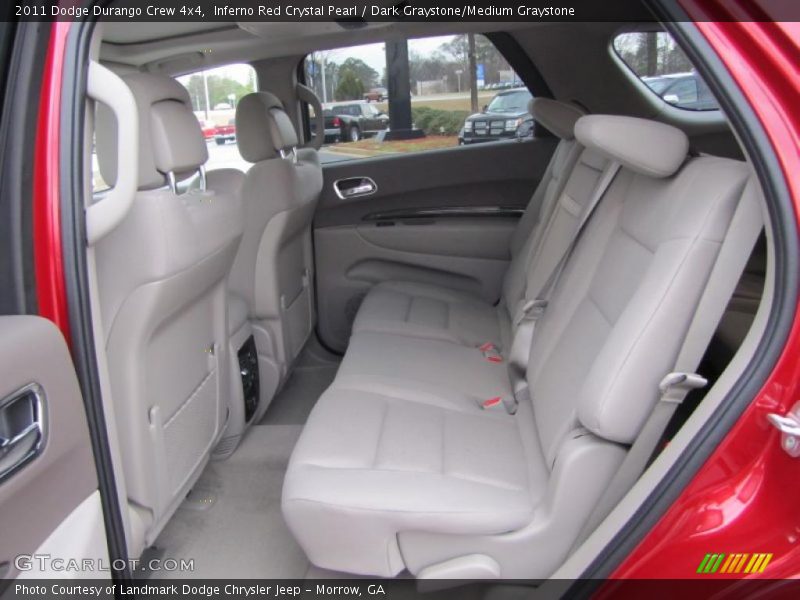Inferno Red Crystal Pearl / Dark Graystone/Medium Graystone 2011 Dodge Durango Crew 4x4