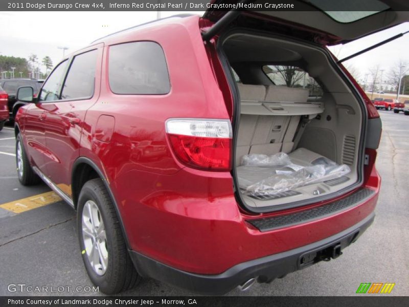 Inferno Red Crystal Pearl / Dark Graystone/Medium Graystone 2011 Dodge Durango Crew 4x4