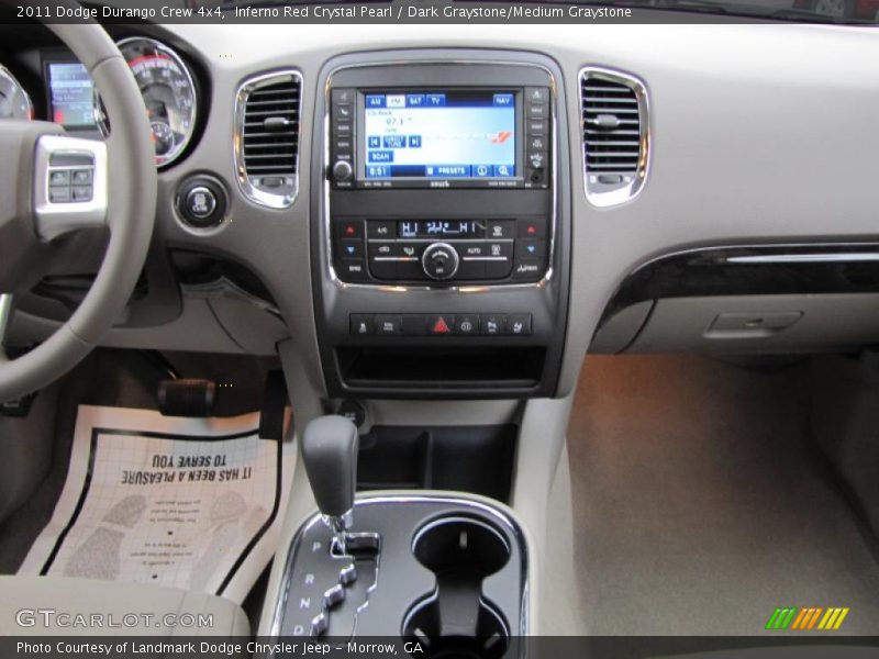 Inferno Red Crystal Pearl / Dark Graystone/Medium Graystone 2011 Dodge Durango Crew 4x4