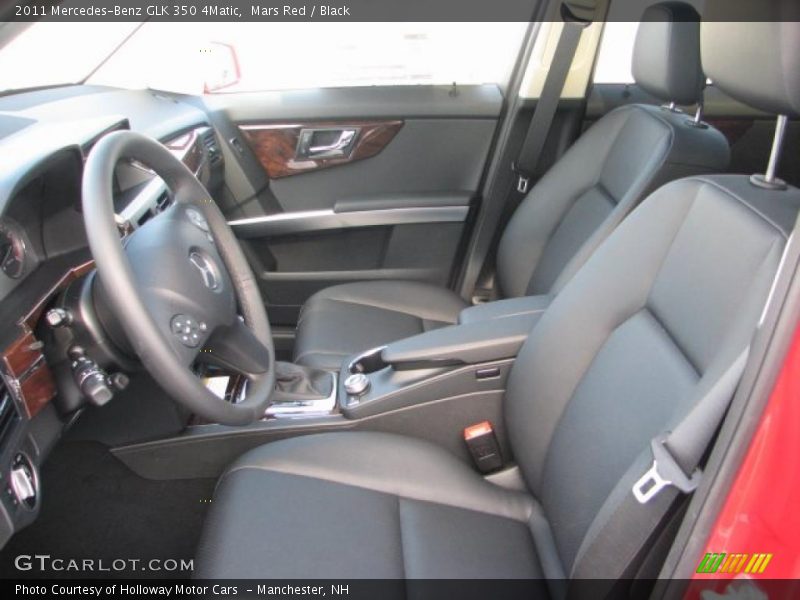 Mars Red / Black 2011 Mercedes-Benz GLK 350 4Matic
