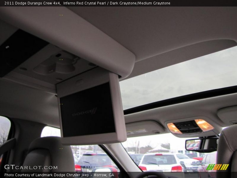 Inferno Red Crystal Pearl / Dark Graystone/Medium Graystone 2011 Dodge Durango Crew 4x4