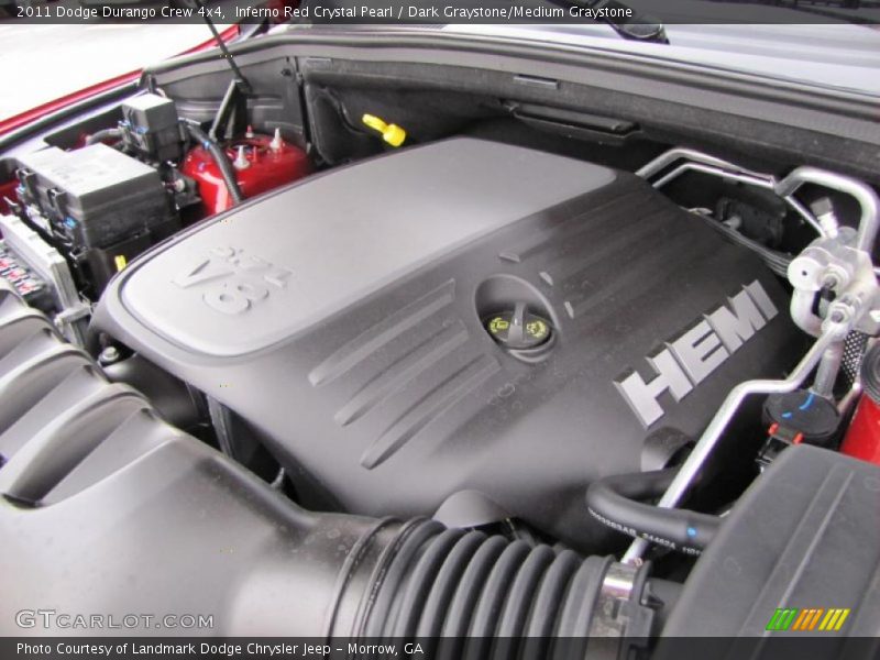 Inferno Red Crystal Pearl / Dark Graystone/Medium Graystone 2011 Dodge Durango Crew 4x4