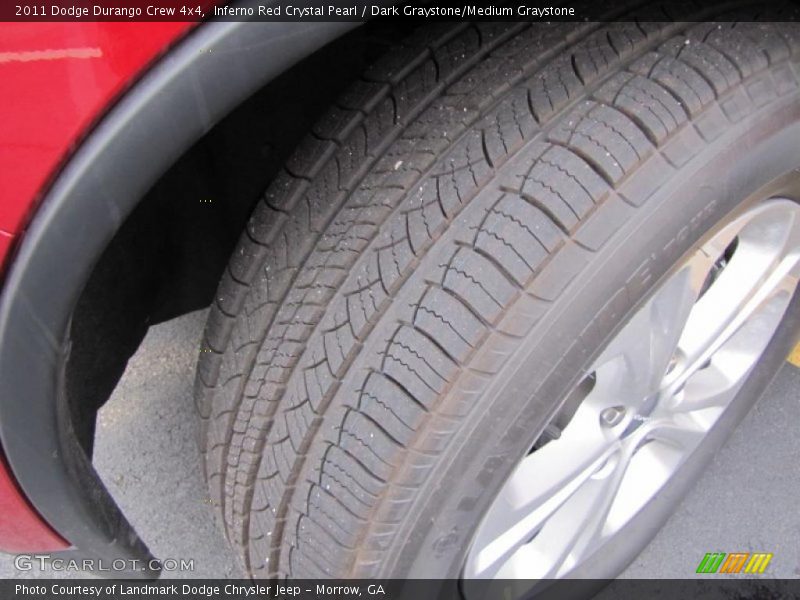 Inferno Red Crystal Pearl / Dark Graystone/Medium Graystone 2011 Dodge Durango Crew 4x4