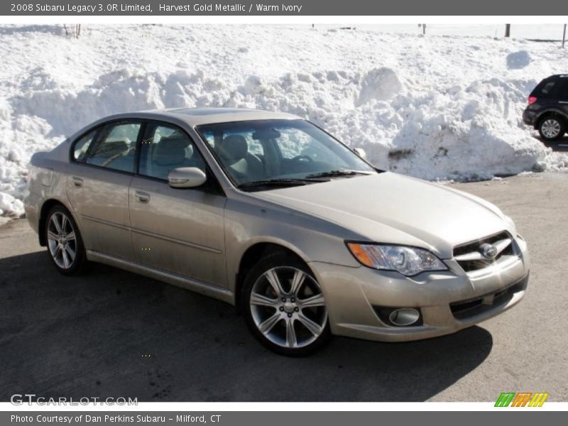 Harvest Gold Metallic / Warm Ivory 2008 Subaru Legacy 3.0R Limited
