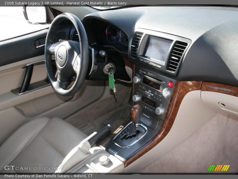 Harvest Gold Metallic / Warm Ivory 2008 Subaru Legacy 3.0R Limited