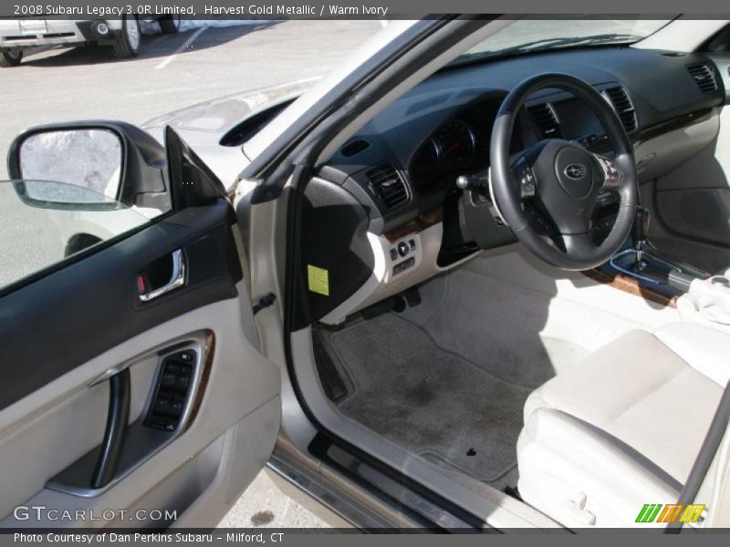 Harvest Gold Metallic / Warm Ivory 2008 Subaru Legacy 3.0R Limited