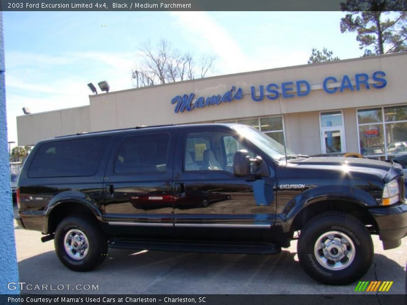 Black / Medium Parchment 2003 Ford Excursion Limited 4x4