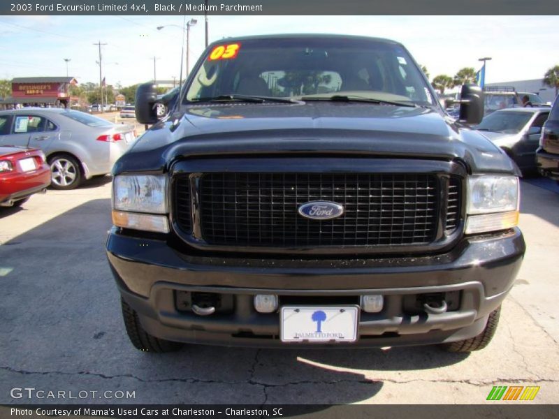 Black / Medium Parchment 2003 Ford Excursion Limited 4x4