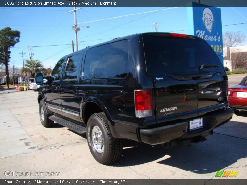 Black / Medium Parchment 2003 Ford Excursion Limited 4x4