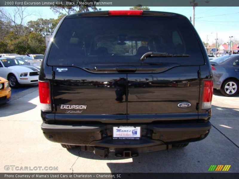 Black / Medium Parchment 2003 Ford Excursion Limited 4x4