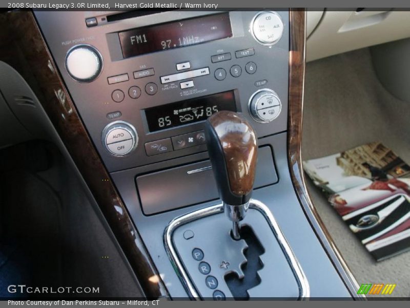  2008 Legacy 3.0R Limited 5 Speed Sportshift Automatic Shifter