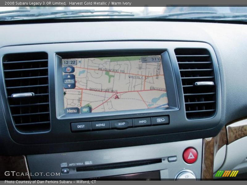 Navigation of 2008 Legacy 3.0R Limited