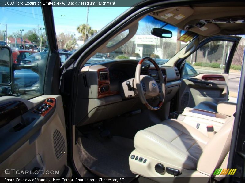 Black / Medium Parchment 2003 Ford Excursion Limited 4x4