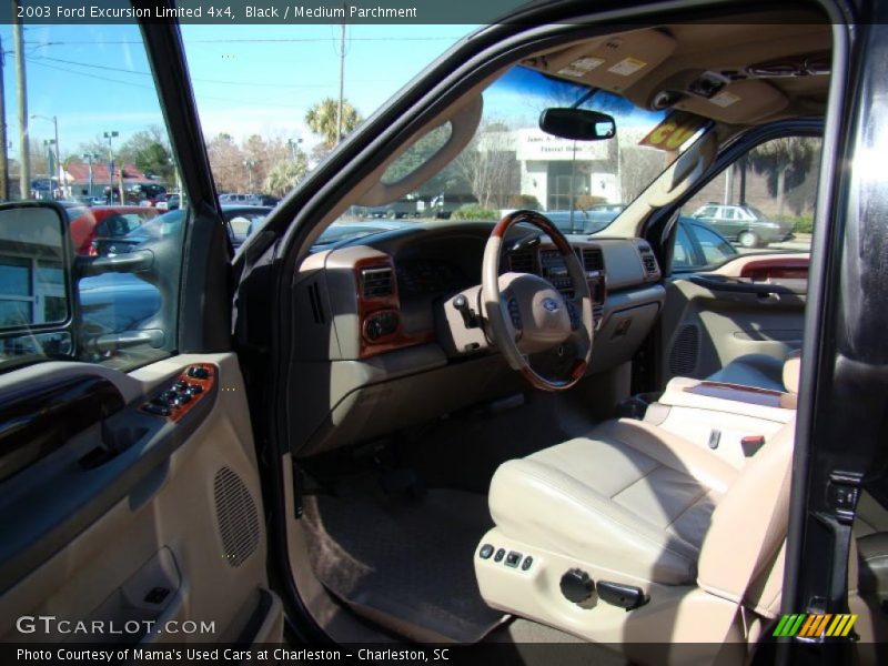 Black / Medium Parchment 2003 Ford Excursion Limited 4x4