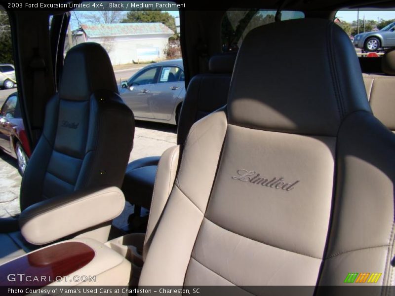 Black / Medium Parchment 2003 Ford Excursion Limited 4x4